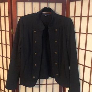 Military style jacket - navy